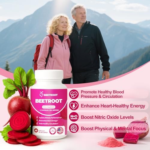 Cápsulas de Raíz de Betabel ZyliaVitaX – 1300mg de Polvo Orgánico, Suplemento Vegano y No GMO para Energía, Resistencia y Flujo Sanguíneo – 60 - imagen 6