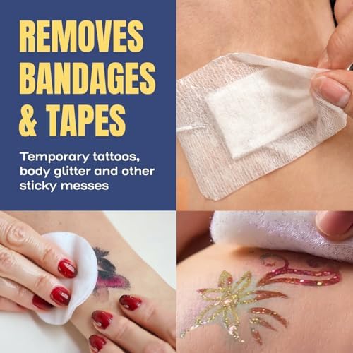 Removedor de Adhesivo Sin Picazón - 4 oz, Suave y Sin Dolor para Vendajes, Ideal para Piel Sensible, Cinta Deportiva, Puertos de Diálisis, Monitoreo - imagen 7