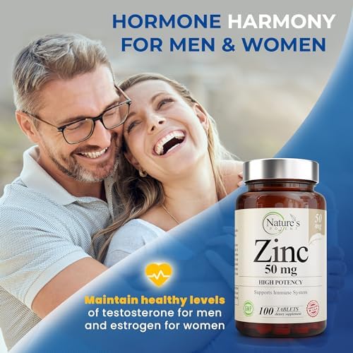 Suplemento de Zinc 50mg [Alta Potencia] - Apoyo al Sistema Inmunológico con Zinc Natural (Óxido/Citrato) 100 Tabletas, Fabricado por Nature’s Potent. - imagen 6