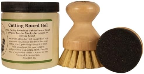 Tratamiento para Tabla de Cortar Gel - Cera y Aceite Mineral en Uno - con Aceite Mineral Grado Alimenticio y Cera de Abejas, Acondicionador para - imagen 8
