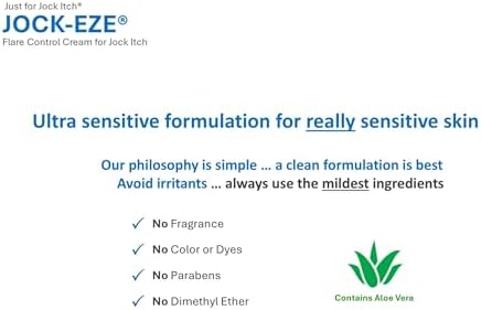 Crema Flare Control JOCKEZE (15g) Para Aliviar Picazón en la ingle - imagen 4