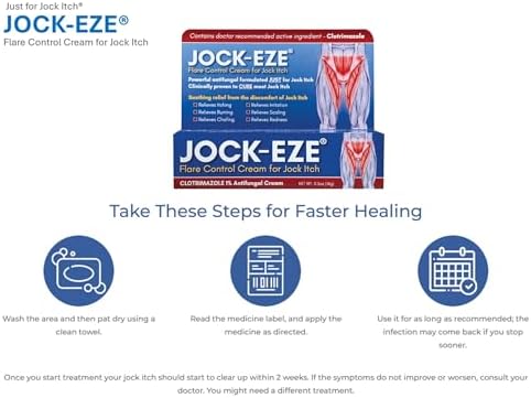Crema Flare Control JOCKEZE (15g) Para Aliviar Picazón en la ingle - imagen 6
