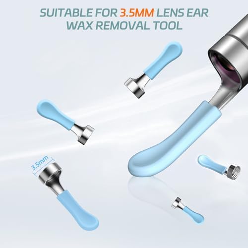 Puntas de Repuesto Bebird para Limpieza de Oídos, 8 Piezas de Silicona Impermeable para Remoción de Cerumen, Compatibles con W3/R3/T15/X3/X17 - imagen 2