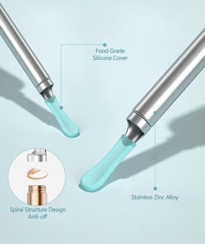 Puntas de Repuesto Bebird para Limpieza de Oídos, 8 Piezas de Silicona Impermeable para Remoción de Cerumen, Compatibles con W3/R3/T15/X3/X17 - imagen 8