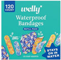 Paquete de Recarga Welly Bandage Ocean Friends | Curitas Adhesivas Flexibles y Resistentes al Agua | Formas y Patrones Variados para Cortes y - imagen 1