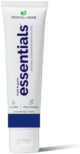 Pasta de Dientes Esenciales Sin Flúor, Pasta Diaria a Base de Plantas para Aliento Fresco, Sin SLS, Ingredientes Limpios, 4 oz, de Dental Herb Company - imagen 1