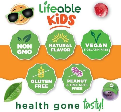 Gomitas de Zinc Lifeable para Niños | 15mg | Suplemento de Zinc Vegetariano y Sin GMO | Apoyo a la Piel y Sistema Inmunológico | 90 Gomitas - imagen 4