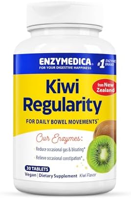 Enzymedica Kiwi Regularity - Suplemento Digestivo para Hombres y Mujeres, Apoyo para el Estreñimiento Ocasional, Reduce Gases y Hinchazón - 30 - imagen 1