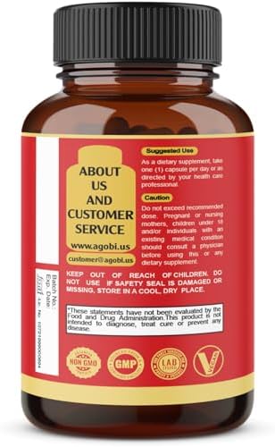 Suplemento Agobi 9 en 1 para el Cerebro - Raíz de Ashwagandha Concentrada, Polvo de Gotu Kola, Polvo de Bacopa Monnieri y Más - 90 Cápsulas - - imagen 8