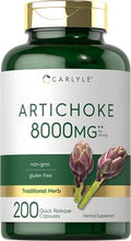Cápsulas de Extracto de Alcachofa Carlyle | 200 Contenido | Suplemento Sin OGM y Libre de Gluten - imagen 1