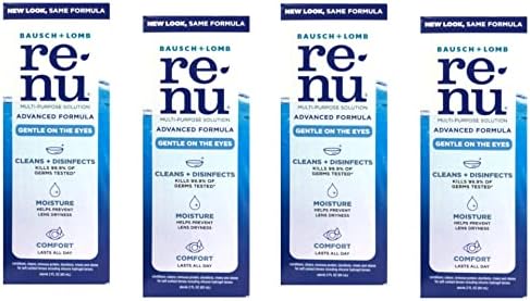 Solución para Lentes de Contacto Renu Fresh Multiusos, Tamaño de Viaje 2 Fl Oz (Paquete de 4) - imagen 1