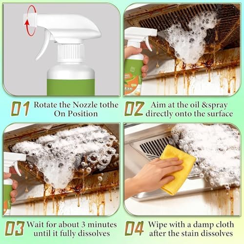 Aerosol Limpiador Clèanse para Hogar, Desengrasante Multiusos para Cocina, 300 ml, Fórmula Suave para Limpieza Diaria, Fácil de Usar - imagen 7