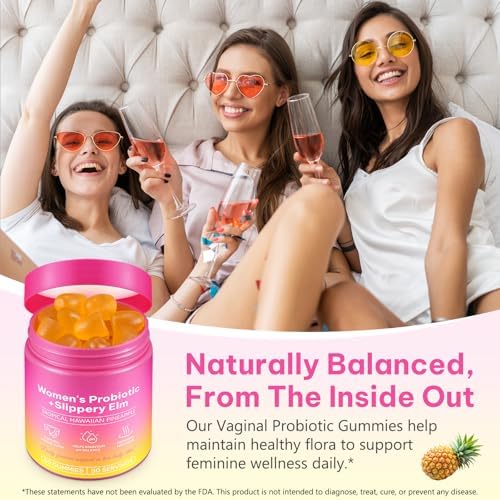 Gomitas Probióticas Vawcrn para Mujeres, Apoyo a la Salud Femenina, Sabor Natural a Piña, Veganas y Sin Gluten, 60 Unidades - imagen 8