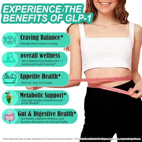 Gotas de Suplemento GLP-1 | 9 en 1 Premium GLP1 con Berberina, Canela de Ceilán, Extracto de Té Verde, Eriocitrina, Apoyo Natural para Metabolismo y - imagen 3