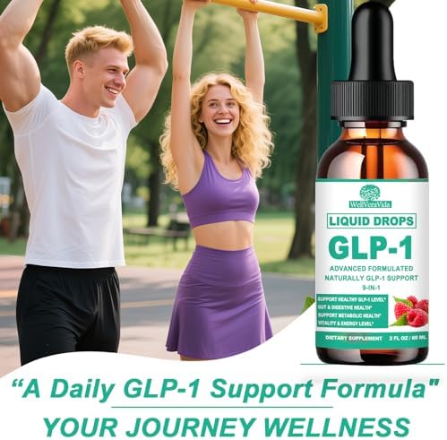 Gotas de Suplemento GLP-1 | 9 en 1 Premium GLP1 con Berberina, Canela de Ceilán, Extracto de Té Verde, Eriocitrina, Apoyo Natural para Metabolismo y - imagen 8