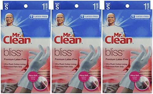 Guantes Premium Sin Látex Mr. Clean Bliss, Tamaño Pequeño, Paquete de 3 Pares - imagen 1