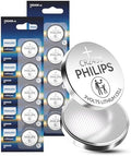 Batería de botón de litio Philips CR2450 3V, paquete de 10, 10 años de vida útil, a prueba de fugas, empaquetado a prueba de niños, compatible con - imagen 1