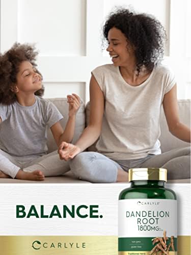 Extracto de Raíz de Diente de León Carlyle | 300 Cápsulas | Suplemento Herbal | Taraxacum Officinale | Sin OGM y Libre de Gluten - imagen 6