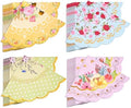 Servilletas de Papel con Diseño Floral, 100 pcs, con Borde Ondulado para Bodas, Baby Shower y Decoraciones de Fiesta de Té - imagen 1