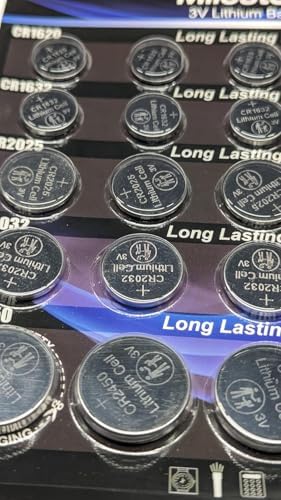 Juego de 25 Baterías de Botón de Litio 3V Milestock CR1620 CR1632 CR2025 CR2032 CR2450 para Llave de Auto, Sensores, Básculas, Velas, Reloj, Control - imagen 5