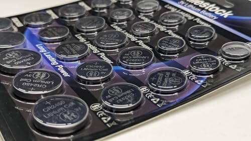 Juego de 25 Baterías de Botón de Litio 3V Milestock CR1620 CR1632 CR2025 CR2032 CR2450 para Llave de Auto, Sensores, Básculas, Velas, Reloj, Control - imagen 6