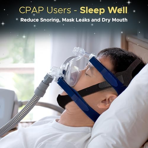 Cinta para la Barbilla para Dormir, Cinta CPAP Antisono, Ajustable y Transpirable, Mantiene la Boca Cerrada y Cómoda - imagen 3
