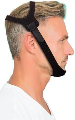 Cinta para la Barbilla para Dormir, Cinta CPAP Antisono, Ajustable y Transpirable, Mantiene la Boca Cerrada y Cómoda - imagen 7