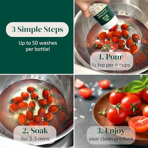 Detergente en Polvo para Frutas y Verduras The Green Alcove - Limpia y Elimina Suciedad - 4.2 oz - imagen 5