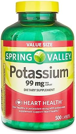 Suplemento Dietético de Potasio en Tabletas ikj, Tamaño Familiar, 99 Mg, 500 Contenidos - imagen 1