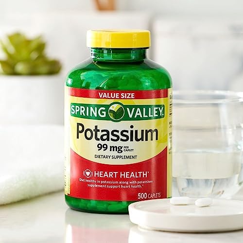 Suplemento Dietético de Potasio en Tabletas ikj, Tamaño Familiar, 99 Mg, 500 Contenidos - imagen 4