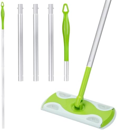 Mango de Mopa Compatible con Swiffer, Mango Extra Largo Desmontable Verde para Swiffer - imagen 1