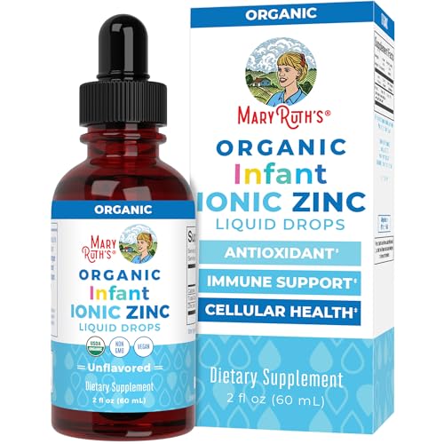 MaryRuth Organics Gotas Líquidas de Zinc Iónico Orgánico para Bebés | Soporte Inmunológico | Glicerina Orgánica | Antioxidante | Vegano | Para Bebés - imagen 1