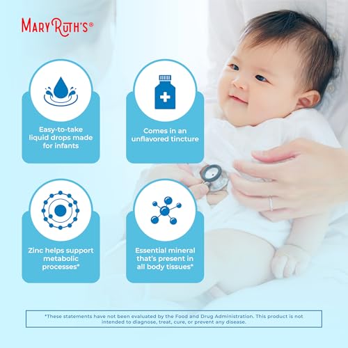 MaryRuth Organics Gotas Líquidas de Zinc Iónico Orgánico para Bebés | Soporte Inmunológico | Glicerina Orgánica | Antioxidante | Vegano | Para Bebés - imagen 6