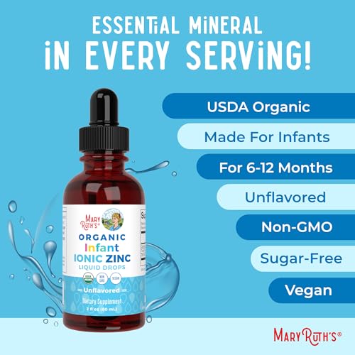 MaryRuth Organics Gotas Líquidas de Zinc Iónico Orgánico para Bebés | Soporte Inmunológico | Glicerina Orgánica | Antioxidante | Vegano | Para Bebés - imagen 7