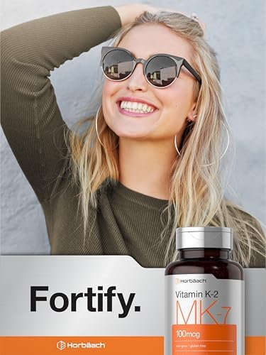 Horbäach Vitamina K2 MK7 100mcg | 250 Cápsulas Blandas | Suplemento Sin OGM y Libre de Gluten - imagen 6