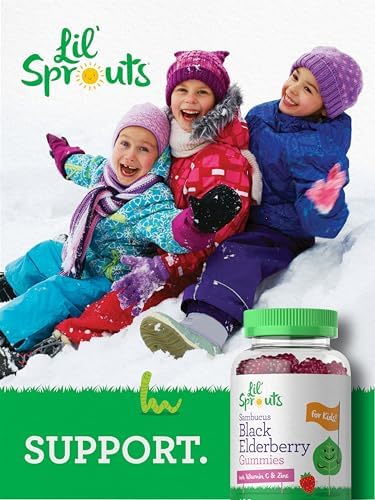 Gomitas de Saúco Carlyle para Niños | 120 Unidades | Con Zinc y Vitamina C | Sabor Berry | Veganas, No GMO y Sin Gluten | de Lil' Sprouts - imagen 6