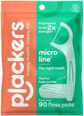 Palillos de Hilo Dental Plackers Micro Mint, 90 Piezas (Paquete de 3) - imagen 1