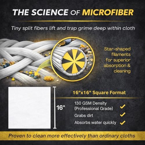 Paquete de 3 Paños de Microfibra Mágicos Sin Rayas para Limpiar Superficies con Solo Agua, Ecológicos y Seguros para el Medio Ambiente, Perfectos - imagen 8