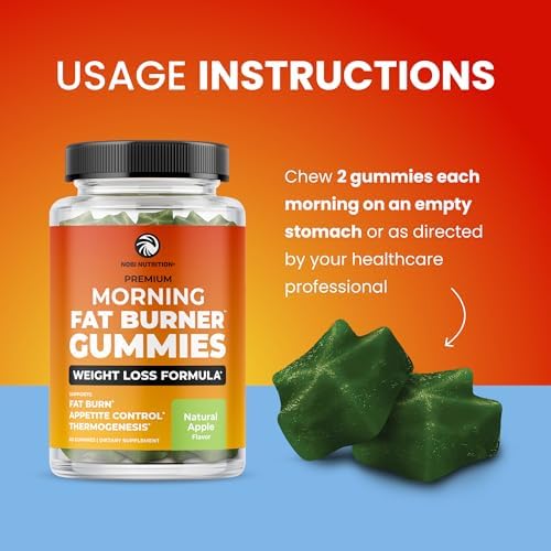 Gomitas quemadoras de grasa Morning | Pérdida de peso para mujeres y hombres | Supresor del apetito y potenciador del metabolismo | 60 gomitas - imagen 8