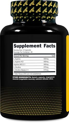 Primaforce Aumentador de Óxido Nítrico (2,250mg, 120 Cápsulas) - 40 Porciones de Mezcla para Pre y Post Entrenamiento - imagen 4
