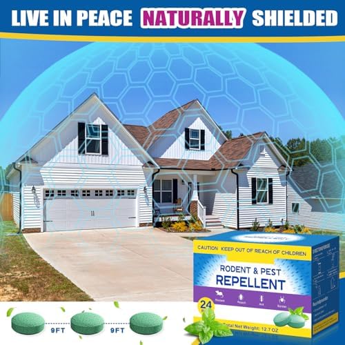 Repelente de Roedores para Interior y Exterior - Aceite de Menta para Ahuyentar Ratones, Topos y Ratas, Bolsitas Repelentes de Insectos, Control - imagen 8