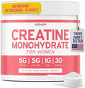 Creatina para Mujeres | Polvo de Creatina Monohidratada 5G + 5000mg Colágeno + 1000mg BCAA 2:1:1 (30 Porciones) Apoya Glúteos, Músculos Magros, - imagen 1