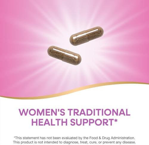 Suplemento Herbal Tradicional Nature's Way Hoja de Frambuesa para el Bienestar Femenino - Vegano, Sin Gluten y Sin Lácteos - 100 Cápsulas (50 - imagen 4