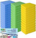 Esponjas de Celulosa Comprimidas 36 Pk, Esponja de Cocina Reutilizable y Ecológica, Limpia Suciedad Difícil Sin Rayar, 4.6x2.8x0.8 Pulgadas - imagen 1