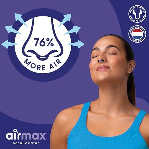 Dilatadores Nasales AIRMAX para Dormir - 76% Más Flujo de Aire - Dispositivo Antisono - Respira Libremente por la Nariz - Alivio de Senos, Ayuda para - imagen 2