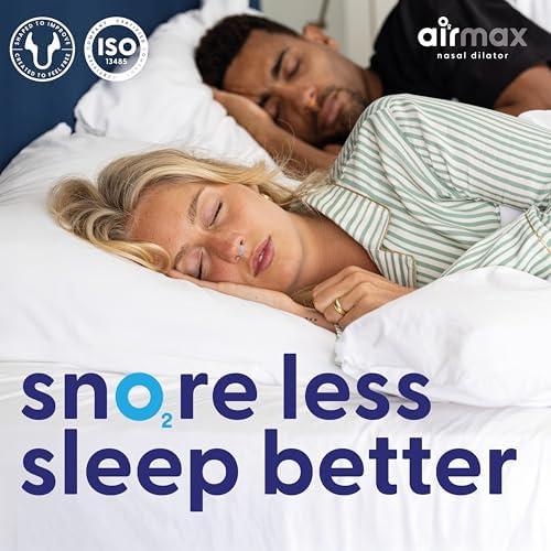 Dilatadores Nasales AIRMAX para Dormir - 76% Más Flujo de Aire - Dispositivo Antisono - Respira Libremente por la Nariz - Alivio de Senos, Ayuda para - imagen 4