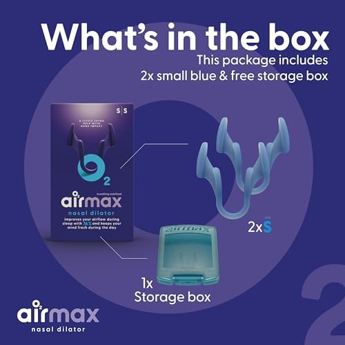 Dilatadores Nasales AIRMAX para Dormir - 76% Más Flujo de Aire - Dispositivo Antisono - Respira Libremente por la Nariz - Alivio de Senos, Ayuda para - imagen 8