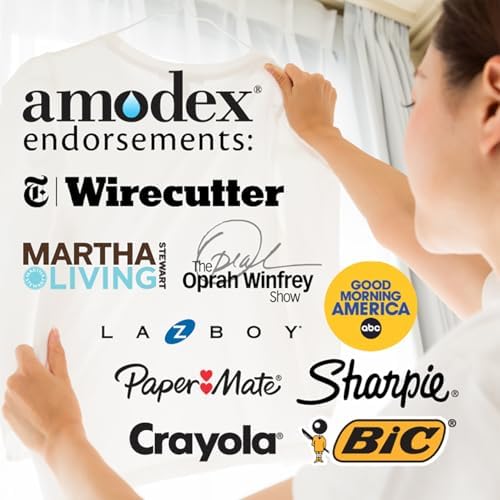 Amodex Quitamanchas para Ropa, Cuero y Piel - Elimina Tinta, Bolígrafos, Sharpie, Grasa y Más, Efectivo en Manchas Difíciles, Suave pero Potente, - imagen 2