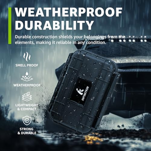 Caja de Almacenamiento a Prueba de Olores INFINITKIN y Estuche para Pre Roll – Hermética, Impermeable, Portátil para Viajes, Camping, Senderismo y - imagen 3
