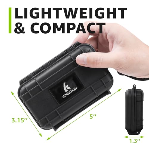 Caja de Almacenamiento a Prueba de Olores INFINITKIN y Estuche para Pre Roll – Hermética, Impermeable, Portátil para Viajes, Camping, Senderismo y - imagen 5
